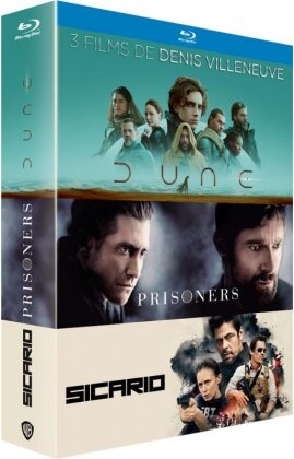 3 Films de Denis Villeneuve - Dune - Partie 1 / Prisoners / Sicario (3 Blu-ray)