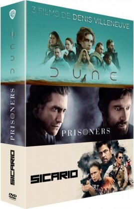 3 Films de Denis Villeneuve - Dune - Partie 1 / Prisoners / Sicario (3 DVD)