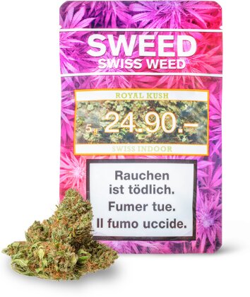 Sweed Royal Kush (5g) - Indoor (CBD: 20%, THC: 0.8%)