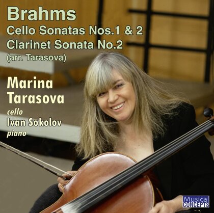 Johannes Brahms (1833-1897), Marina Tarasova & Ivan Sokolov - Cello Sonatas Nos.1 & 2