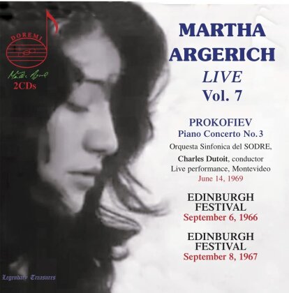 Serge Prokofieff (1891-1953), Robert Schumann (1810-1856), Johann Sebastian Bach (1685-1750), Frédéric Chopin (1810-1849), Maurice Ravel (1875-1937), … - Martha Argerich Live 7 (2 CDs)