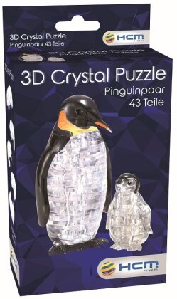 Pinguinpaar - 43 Teile 3D Crystal Puzzle