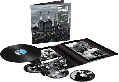Pink Floyd - Animals (2022 Reissue, 2018 Remix, Boxset, Gatefold, LP + CD + Blu-ray + DVD)