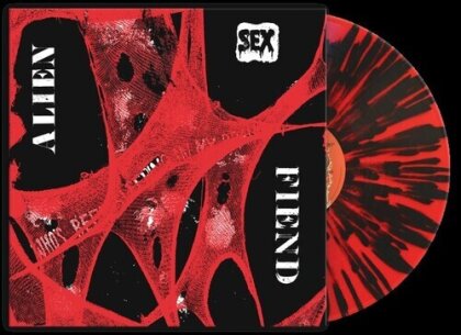 Alien Sex Fiend - Who's Been Sleeping In My Brain (140 Gramm, 2022 Reissue, Drastic Plastic, Red & Black Splatter Vinyl, LP)