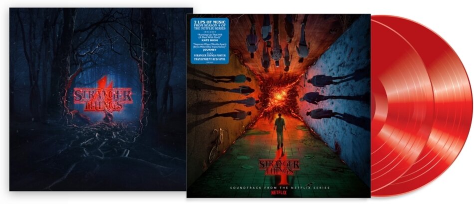 Stranger Things 4 - OST (Limited Edition, Transparent Red Vinyl, 2 LPs)