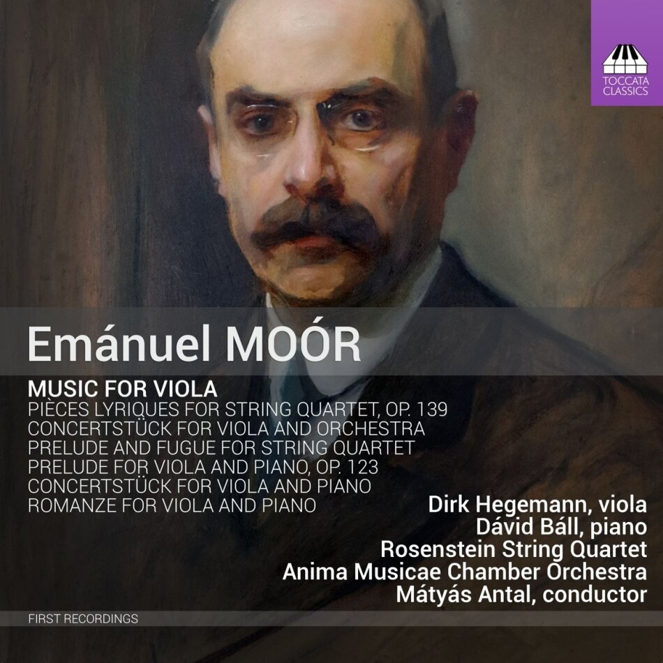 Mátyás Antal, Dirk Hegemann, David Ball, Anima Musicae Kammerorchester & Rosenstein String Quartet - Music for Viola