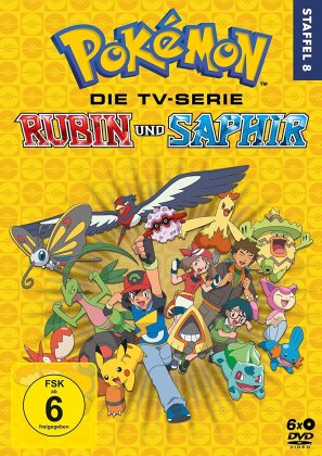 Pokémon - Die TV-Serie - Staffel 8: Rubin und Saphir (6 DVDs)