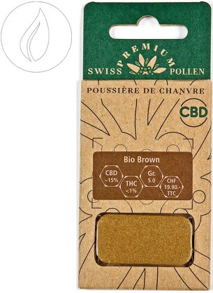 Swiss Premium Pollen Bio Brown (5g) - (CBD: ca. 15%, THC: <1%)