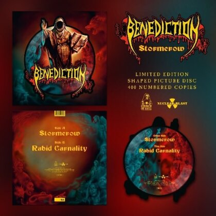 Benediction - Stormcrow (2022 Reissue, Church of Vinyl, Limited Edition, Shaped Picture Disc, LP)
