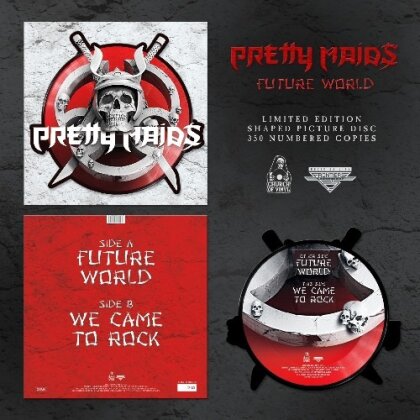 Pretty Maids - Future World (2022 Reissue, Church of Vinyl, Limited Edition, Shaped Picturedisc, LP)