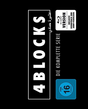 4 Blocks - Die komplette Serie: Staffel 1-3 (Feuerzeug, Limited Collector's Edition, 6 Blu-rays + CD)