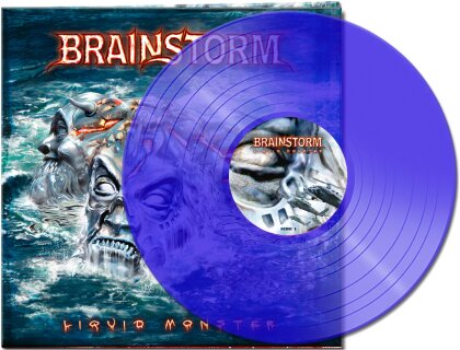 Brainstorm (Heavy) - Liquid Monster (2022 Reissue, AFM Records, Gatefold, Clear Blue Vinyl, LP)