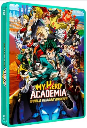 My Hero Academia - The Movie: World Heroes' Mission (2021) (Édition Limitée, Steelbook, Blu-ray + DVD)