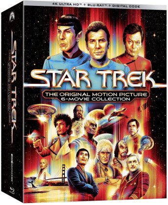 Star Trek 1-6 - The Original Motion Picture Collection (6 4K Ultra HDs + 6 Blu-rays)