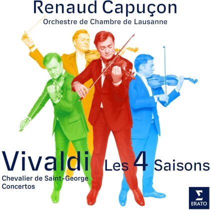 Antonio Vivaldi (1678-1741), Joseph (Chevalier de Saint-Georges) Boulogne, Renaud Capuçon & Orchestre de Chambre de Lausanne - Die vier Jahreszeiten, Violinkonzerte op. 5 & op.
