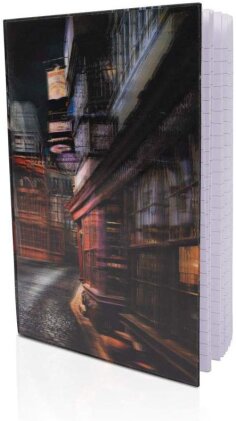 Harry Potter: Diagon Alley - 3D Lenticular Cover Notebook 100 Faint-Lined Pages BNS