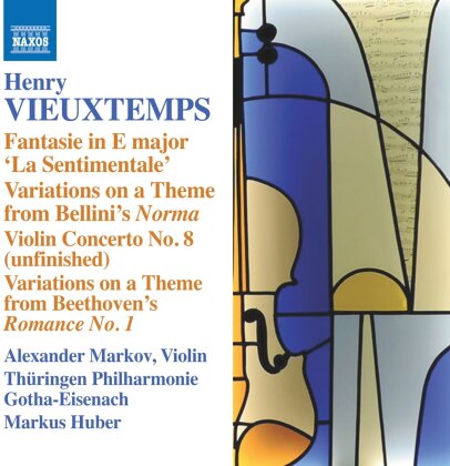 Huber, Henri Vieuxtemps (1820-1881), Albert Markov & Thüringen Philharmonie Gotha-Eisenach - Fantasie La Sentimentale