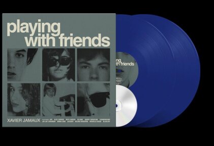 Xavier Jamaux - Playing With Friends (Blue Vinyl, LP + CD)