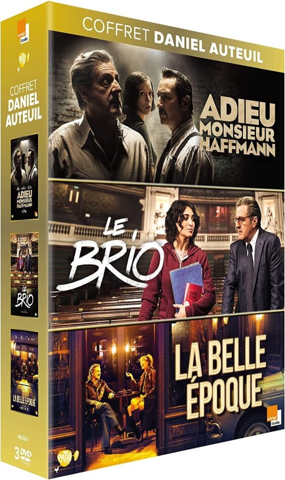 Daniel Auteuil - La Belle Époque / Adieu Monsieur Haffmann / Le Brio (3 DVD)  