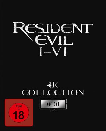 Resident Evil 1-6 - 4K Collection (Limited Edition, 6 4K Ultra HDs + 6 Blu-rays)