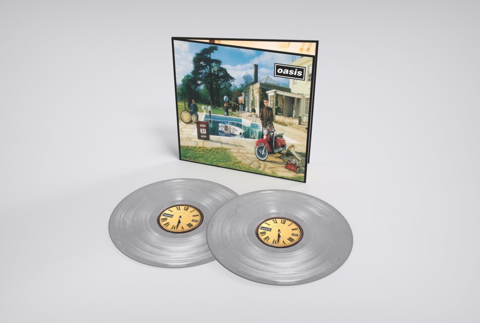 Oasis - Be Here Now (2022 Reissue, Limited Edition, Silver/Metallic Vinyl, 2 LPs)