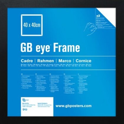 Cadre MDF Noir - GB eye - 40 x 40 cm