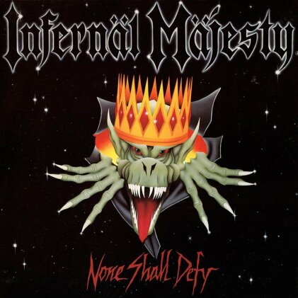 Infernal Majesty - None Shall Defy (2022 Reissue, High Roller Records, Green/White Splatter Vinyl, LP)