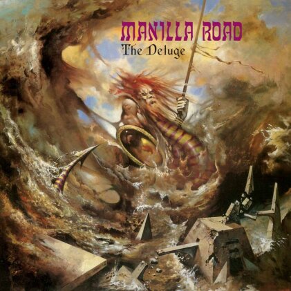 Manilla Road - The Deluge (2022 Reissue, High Roller Records, Orange/Blue Bi-color Vinyl, LP)