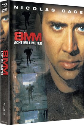 8MM - Acht Millimeter (1999) (Cover B, Limited Edition, Mediabook, Uncut, Blu-ray + DVD)
