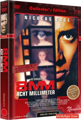 8MM - Acht Millimeter (1999) (Cover D, Collector's Edition, Limited Edition, Mediabook, Uncut, Blu-ray + DVD)
