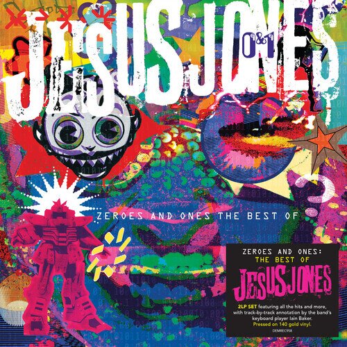 Jesus Jones - Zeroes & Ones: The Best Of 140 Gramm, Demon/Edsel, Gold Colored Vinyl, 2 LP