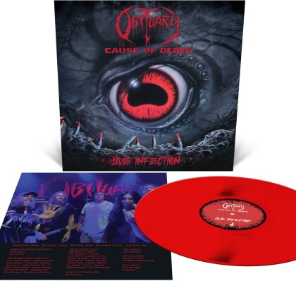 Obituary - Cause Of Death - Live Infection (Red Vinyl, LP)