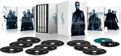 Matrix 1-4 - 4-Film Déjà Vu Collection (Édition Limitée, Steelbook, 4 4K Ultra HDs + 7 Blu-ray)