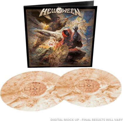 Helloween - --- (Atomic Fire Records, 2022 Reissue, Brown/Cream marbled Vinyl, 2 LPs)