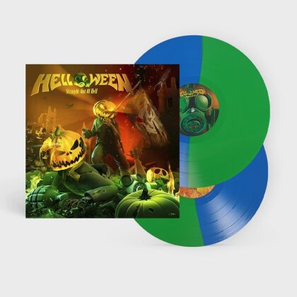 Helloween - Straight Out Of Hell (2020 Remaster, Light Green/Ocean Blue Vinyl, 2 LPs)
