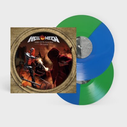 Helloween - Keeper Of The Seven Keys:The Legacy (2022 Reissue, Atomic Fire Records, Ocean Blue/Light Green Vinyl, 2 LPs)