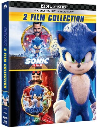 Sonic - Il Film 1 & 2 - 2 Film Collection (2 4K Ultra HDs + 2 Blu-rays)