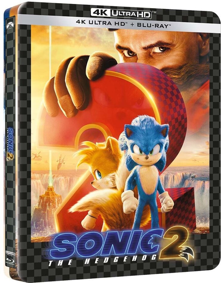 Sonic 2 - Il Film (2022) (Limited Edition, Steelbook, 4K Ultra HD + Blu-ray)