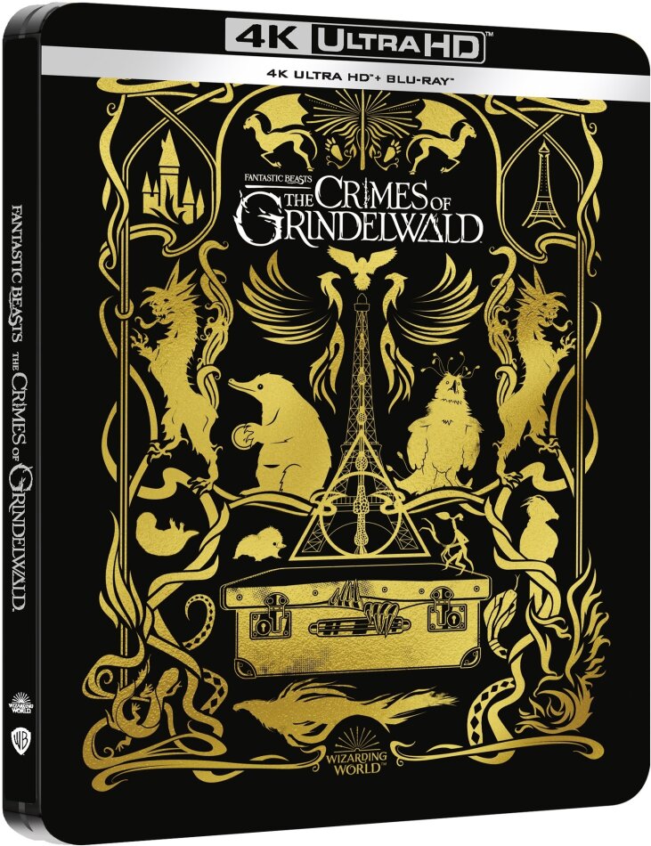 Fantastic Beasts 2 - The Crimes of Grindelwald (2018) (Edizione Limitata, Steelbook, 4K Ultra HD + Blu-ray)