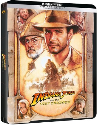 Indiana Jones and the Last Crusade (1989) (Edizione Limitata, Steelbook, 4K Ultra HD + Blu-ray)