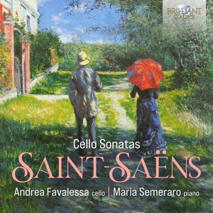 Camille Saint-Saëns (1835-1921), Andrea Favalessa & Maria Semeraro - Cello Sonatas