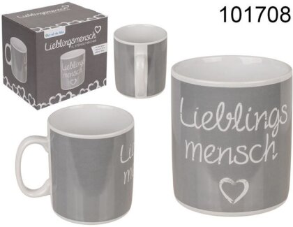 Lieblingsmensch-Tasse aus Steingut,