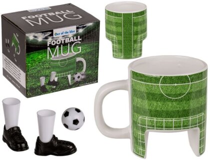Keramik-Fussballbecher 12x9 cm,