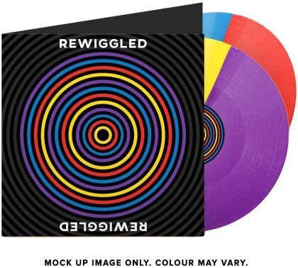 Rewiggled: Tribute To The Wiggles - Various (Purple/Yellow/Red/Blue Vinyl, 2 LPs)