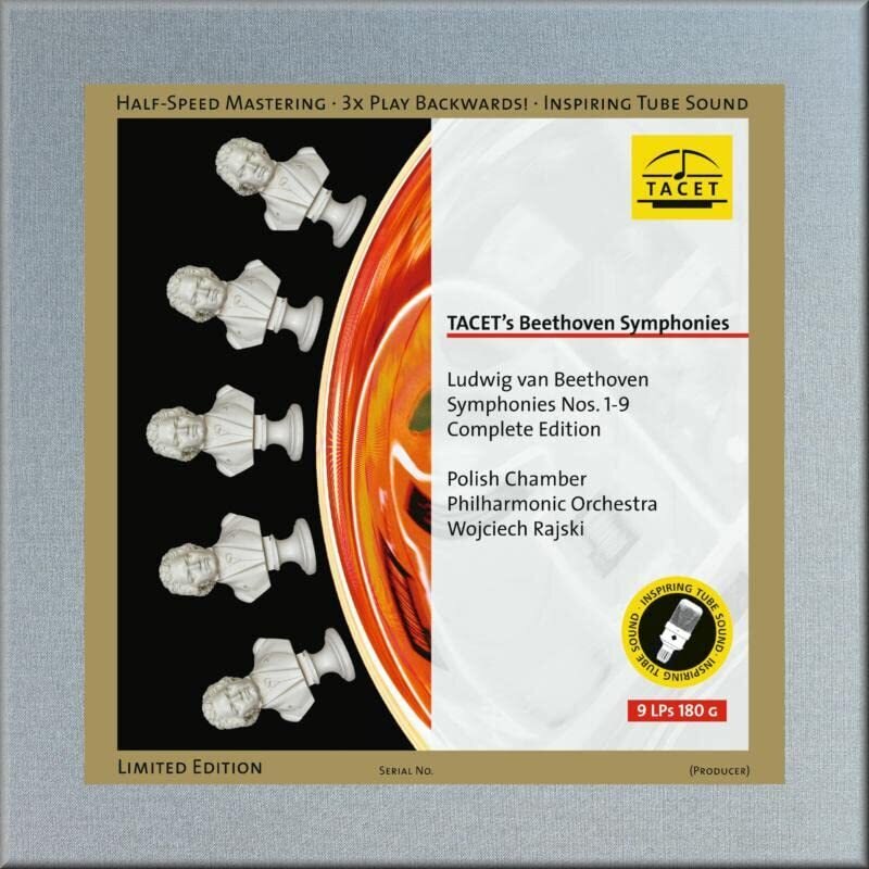 Schola Cantor, Ludwig van Beethoven (1770-1827), Wojciech Rajski & Polish Chamber Philharmonic Orchestra - Tacet's Beethoven Symphonies (Half Speed Mastering, Limited Edition, 9 LPs)