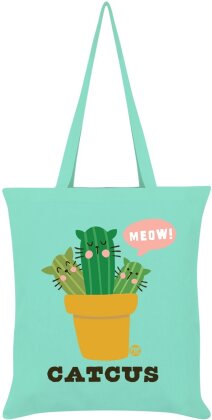 Pop Factory: Catcus - Mint Green Tote Bag