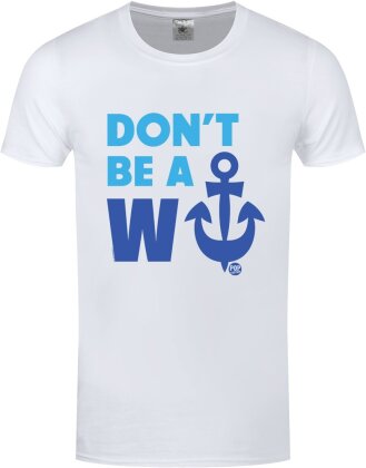 Pop Factory: Don't Be A Wanker - Men's White T-Shirt