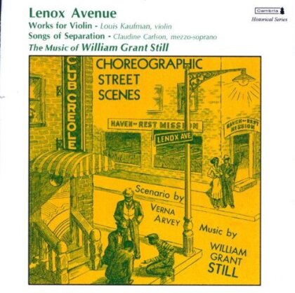 Louis Kaufman, Howard Barlow, Columbia Radio Symphony & William Grant Still - Lenox Avenue / Pastorela / Here's One