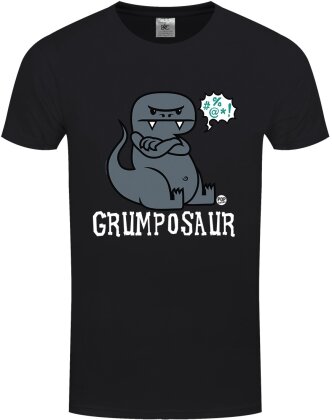 Pop Factory: Grumposaur - Men's Black T-Shirt