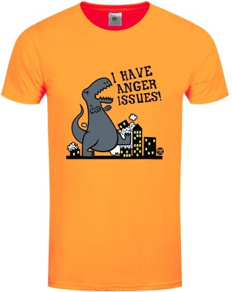 Pop Factory: I Have Anger Issues - Men's Apricot T-Shirt